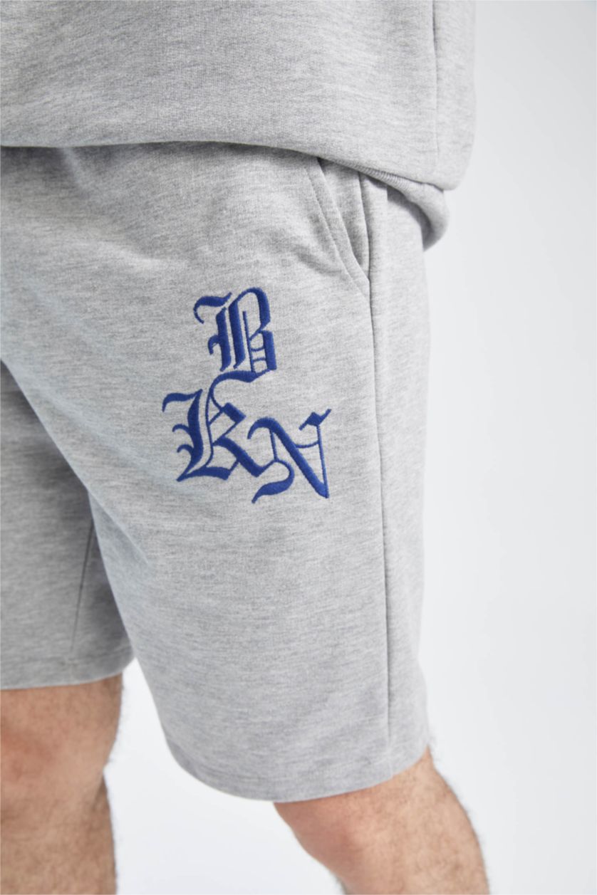 MAN Light Grey Melange Thin Sweatshirt Fabric