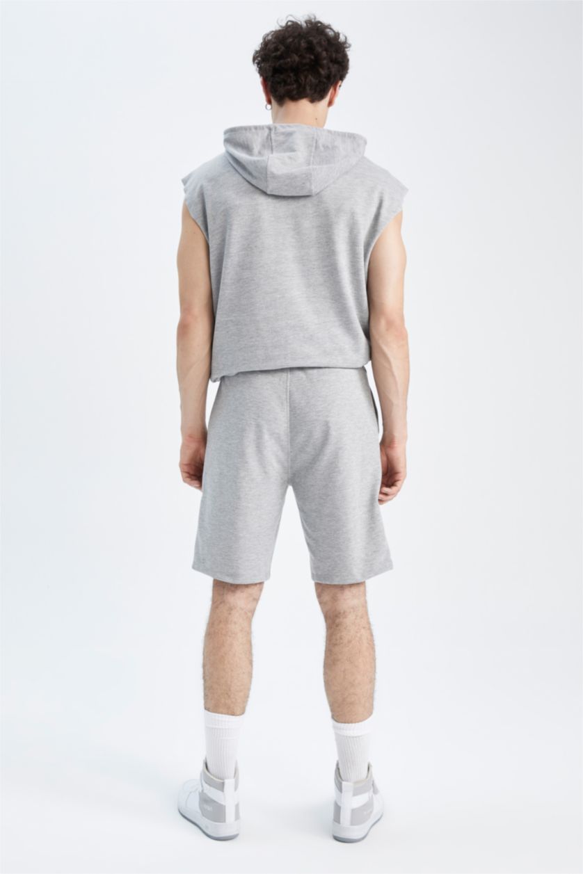MAN Light Grey Melange Thin Sweatshirt Fabric