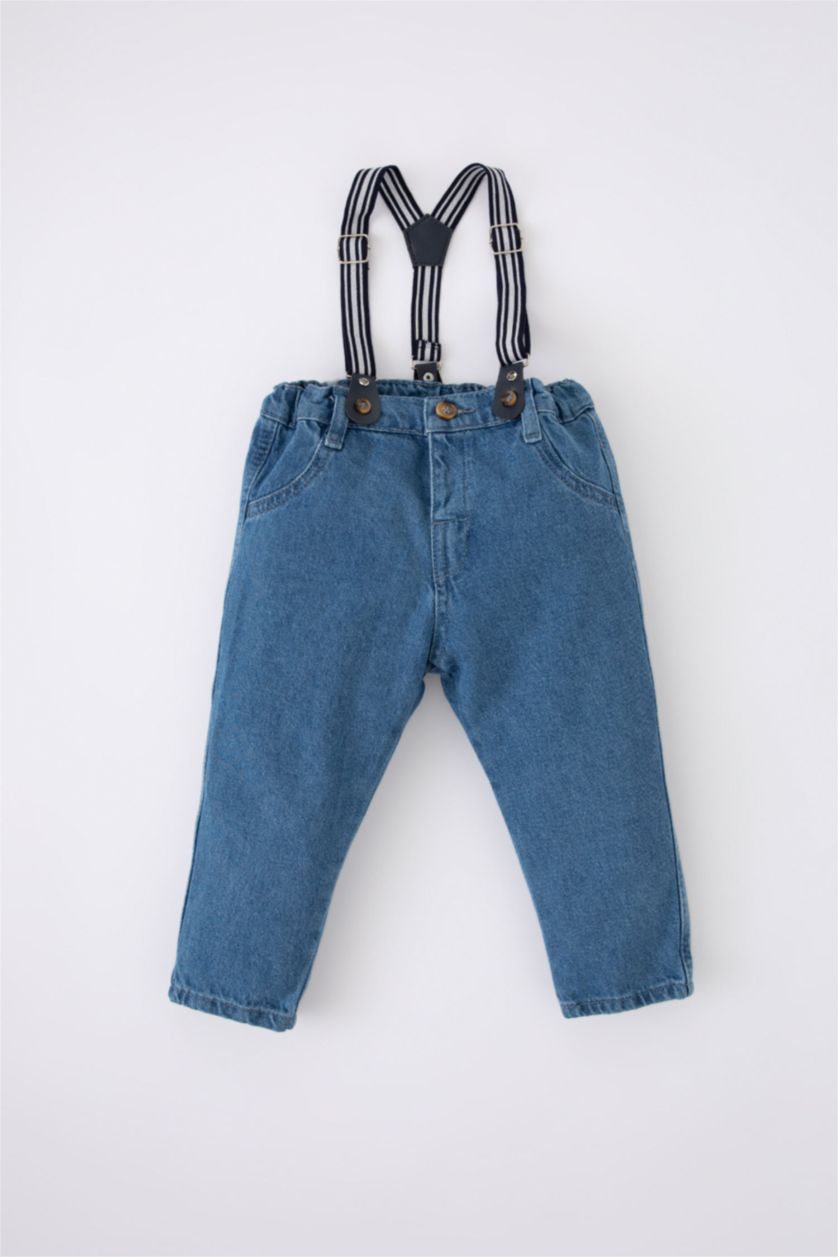 BABY BOY Blue Baby Boy Pocket Suspender Jeans