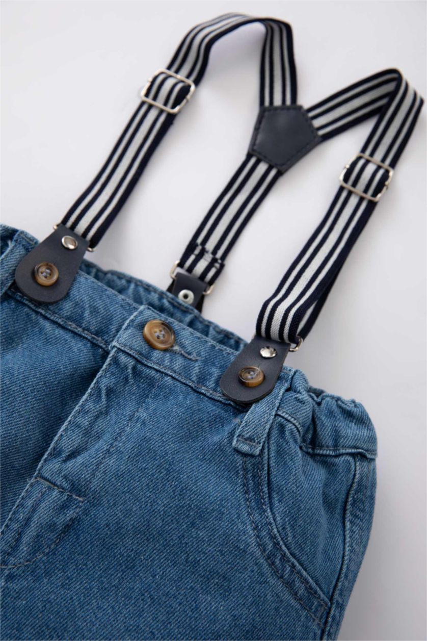 BABY BOY Blue Baby Boy Pocket Suspender Jeans