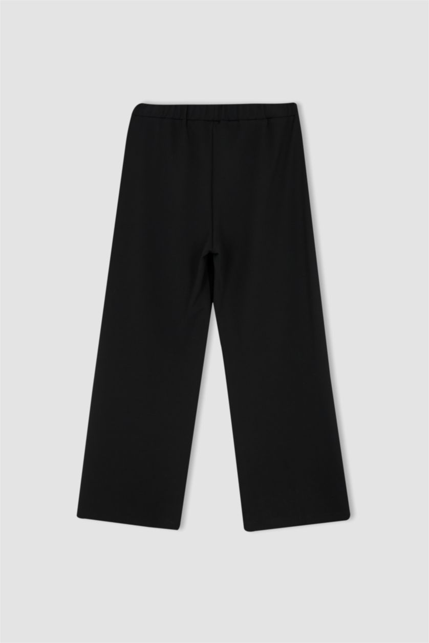 نساء أسود بنطلون مقاس كبير من قماش كريب من Df Plus