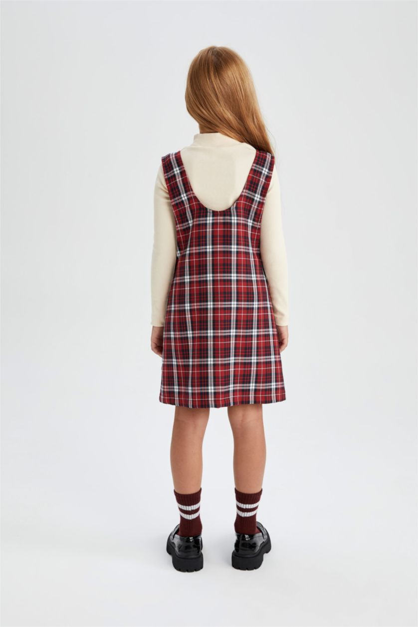 FILLES Rouge Ensemble Tissé Fille