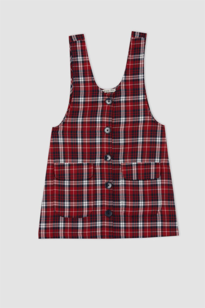 FILLES Rouge Ensemble Tissé Fille