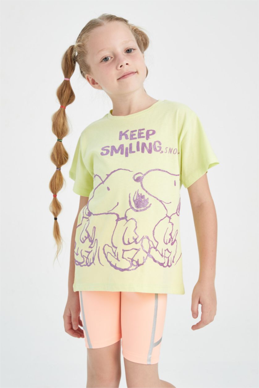 FILLES Orange Leggings Motard