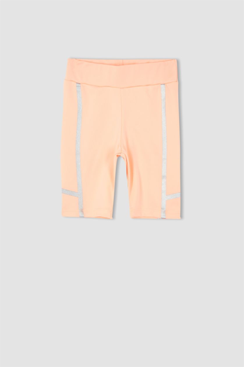 FILLES Orange Leggings Motard