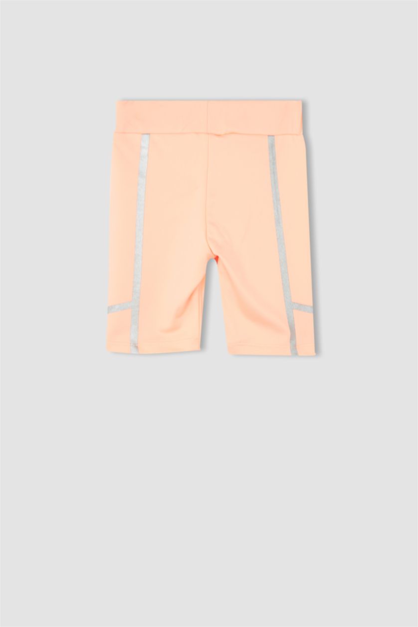 FILLES Orange Leggings Motard