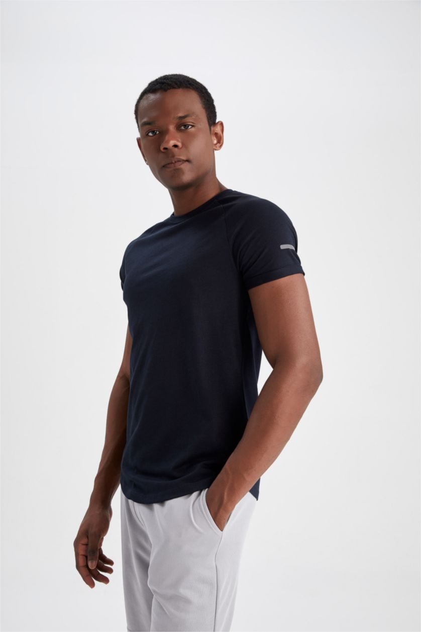 MAN NAVY Defacto Fit Long Muscle Fit Crew Neck Short Sleeve T-Shirt