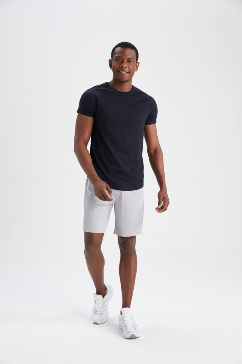 MAN NAVY Defacto Fit Long Muscle Fit Crew Neck Short Sleeve T-Shirt