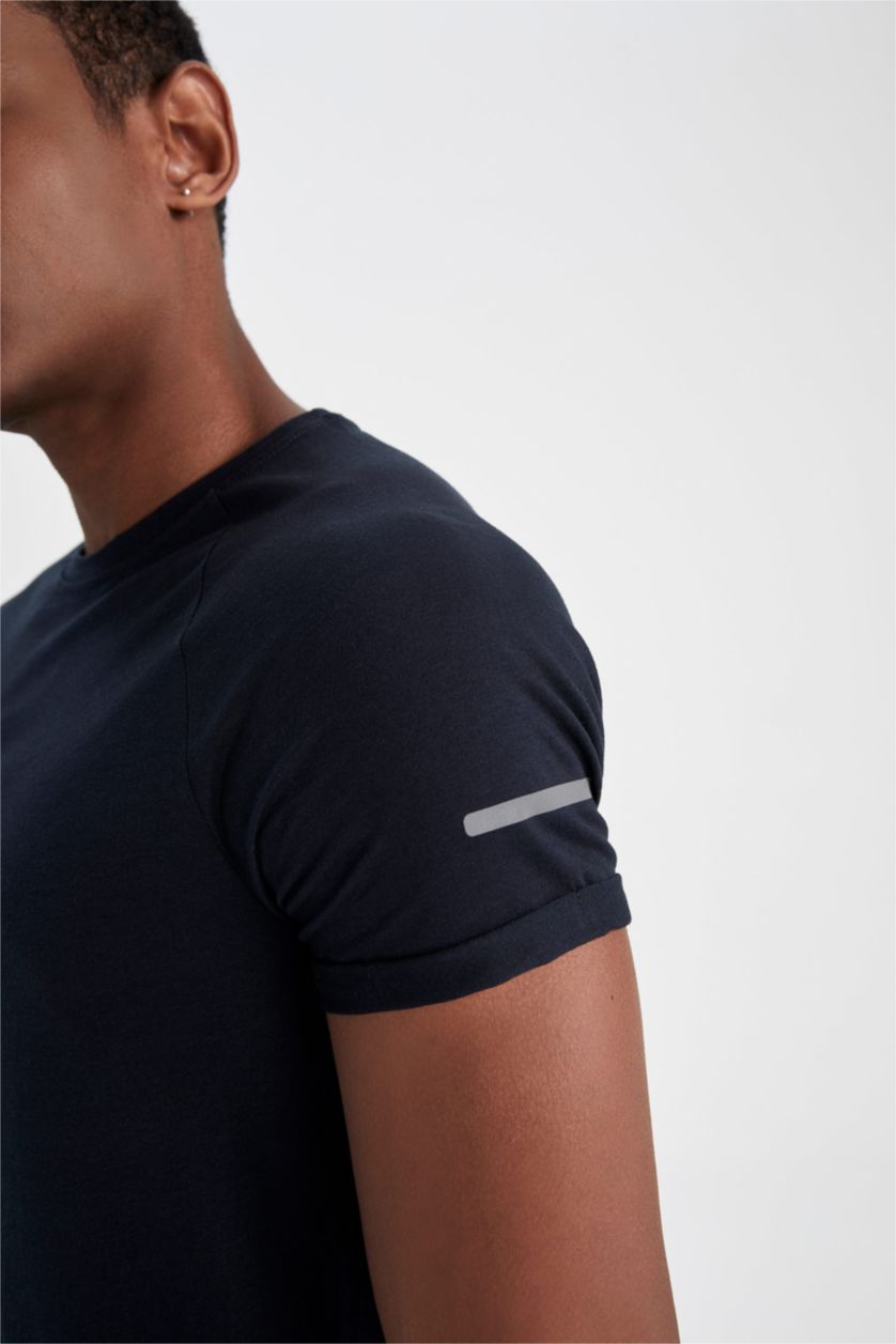 MAN NAVY Defacto Fit Long Muscle Fit Crew Neck Short Sleeve T-Shirt