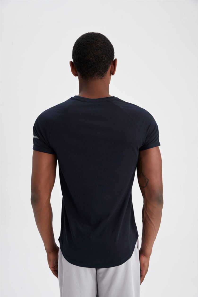MAN NAVY Defacto Fit Long Muscle Fit Crew Neck Short Sleeve T-Shirt