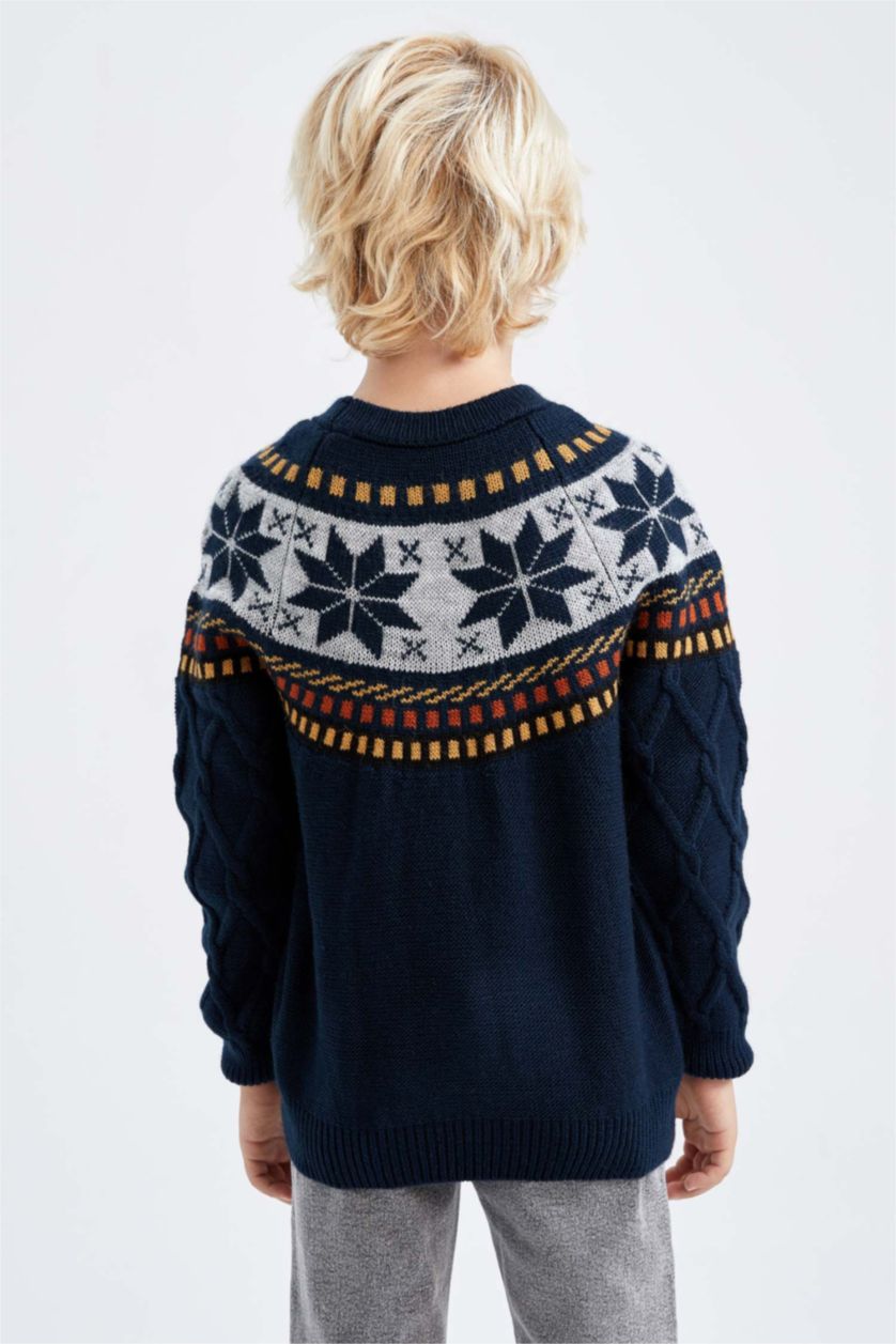 GARÇONS Marin Pull Col rond Garçon