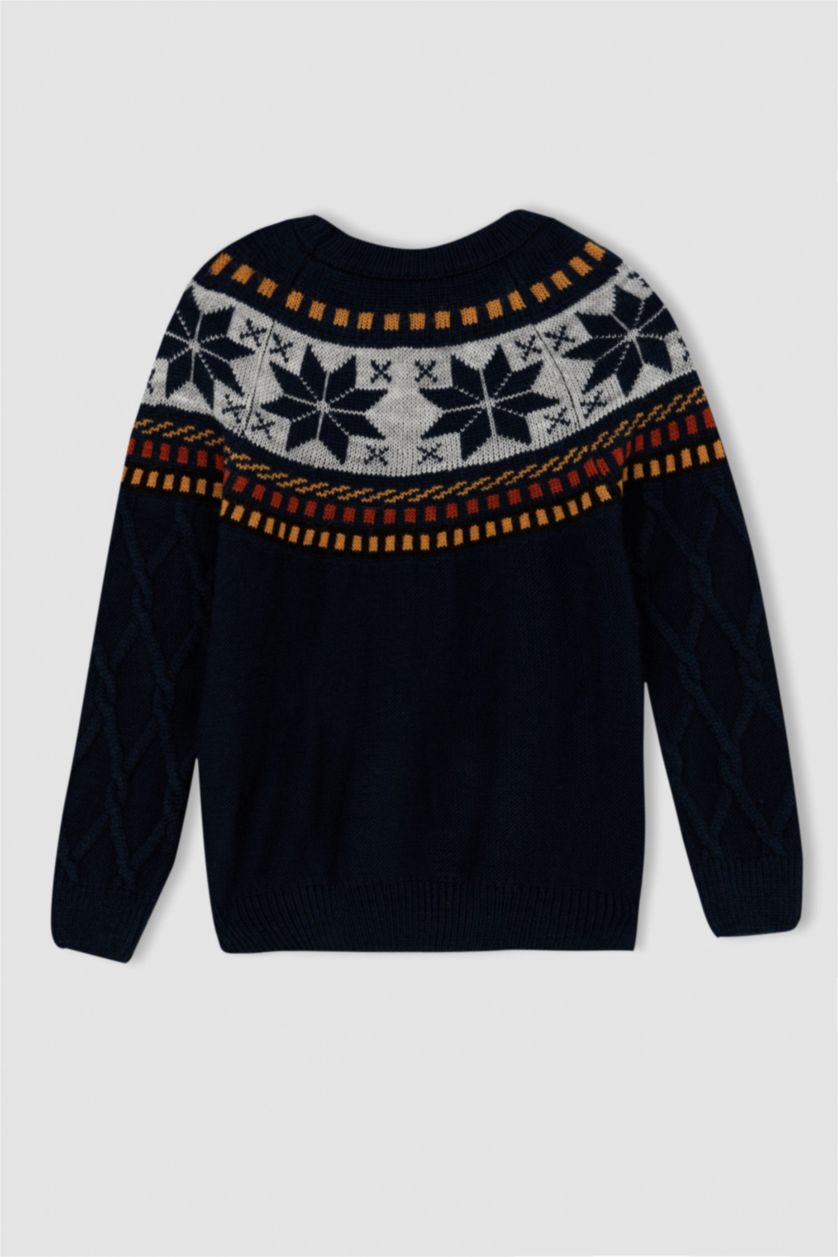 GARÇONS Marin Pull Col rond Garçon