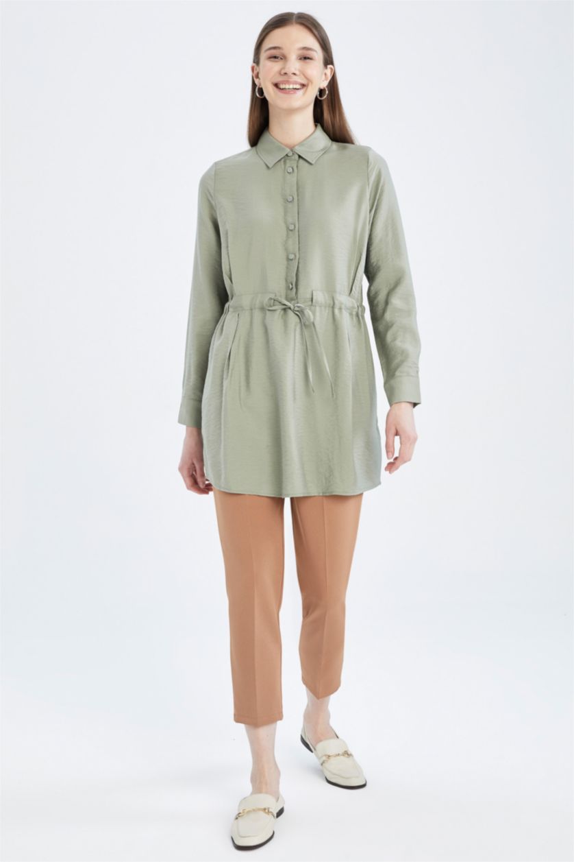 نساء جملي بنطلون بيزك كاروت فيت