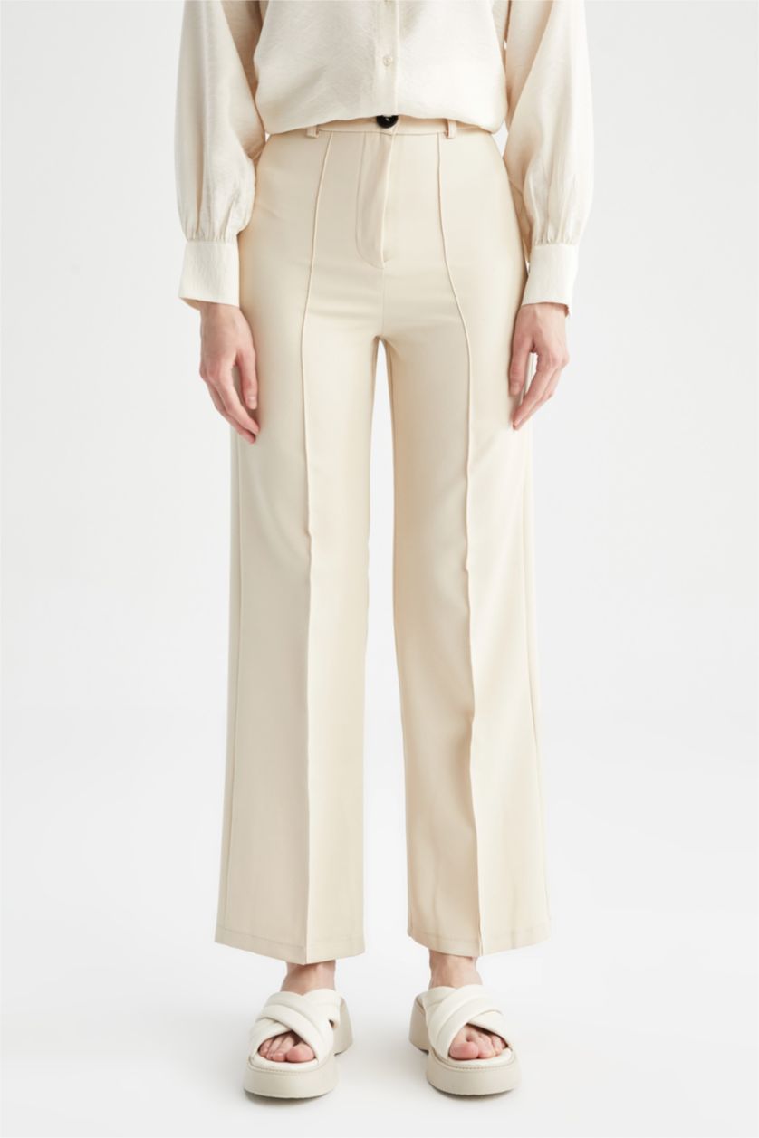 نساء اللون الحجري بنطرون كاروت فيت