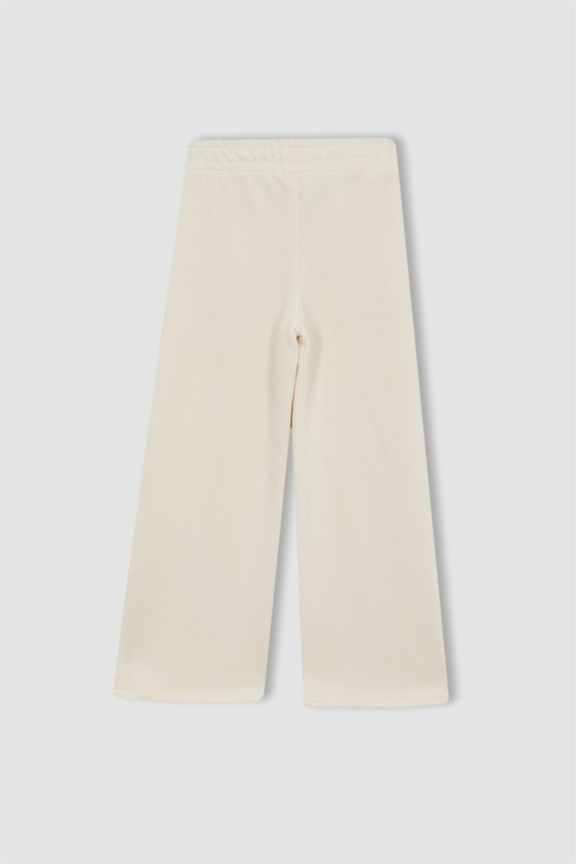 بناتي زهري فاتح طقم بناتي سويت شيرت وبنطلون سويت بانتس - قطعتين