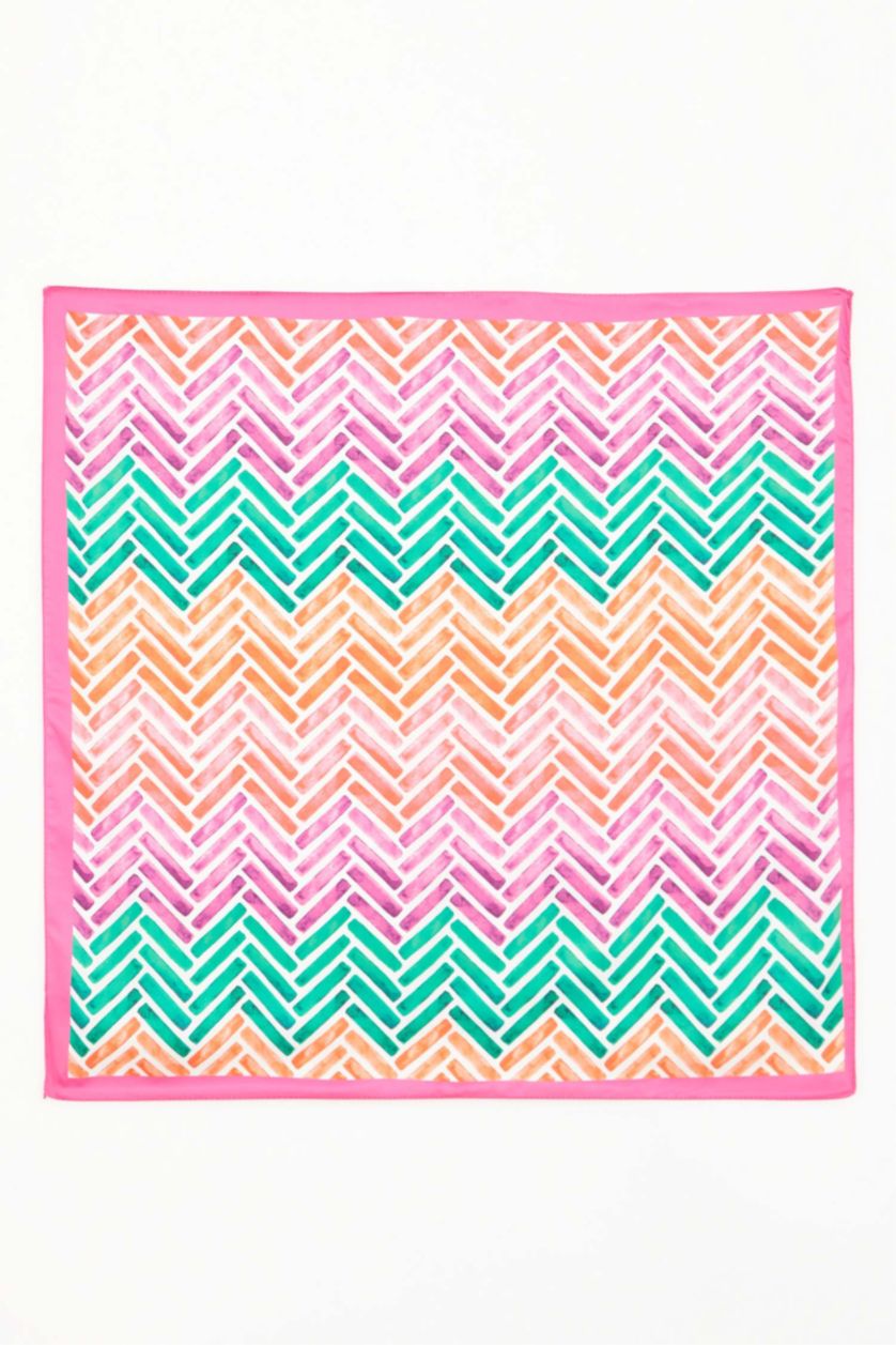 WOMAN Karma Nefes Istanbul X Defacto Patterned Satin Scarf