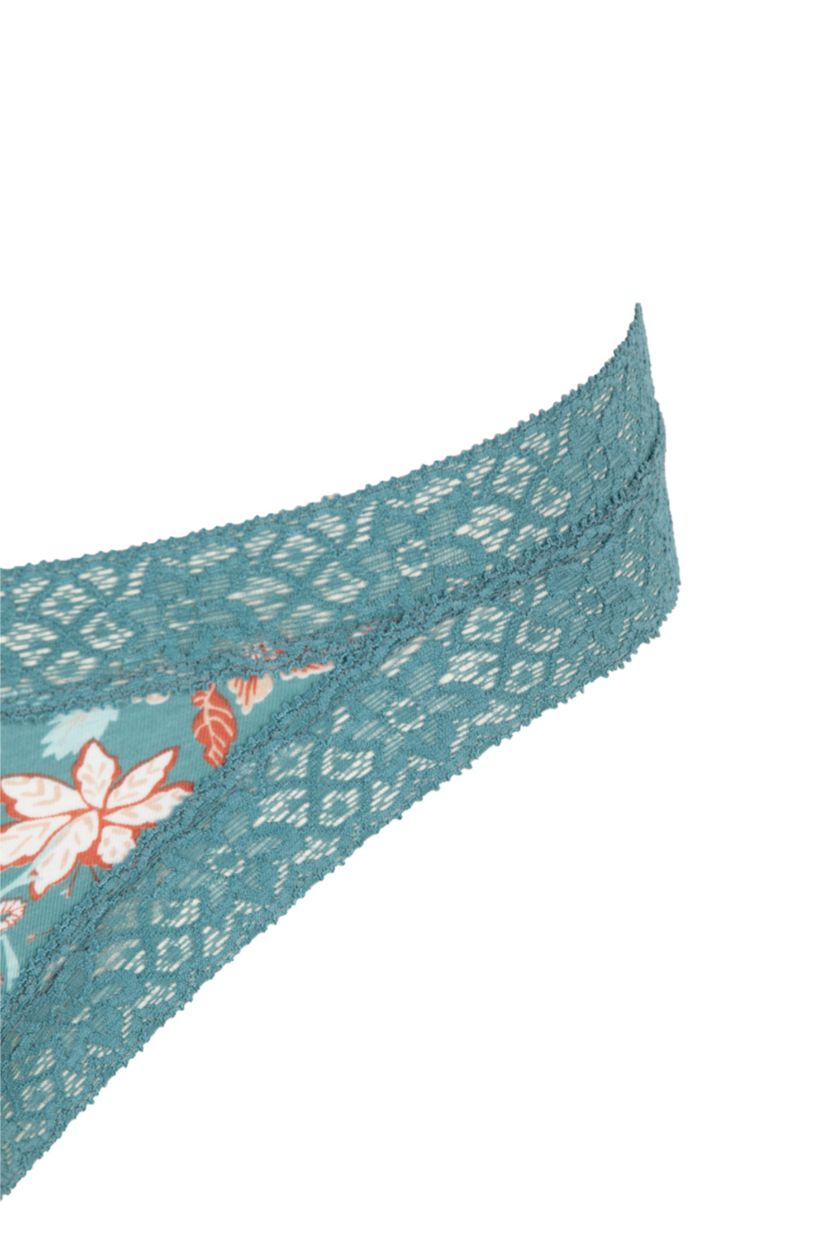 Woman Green Slip Panty