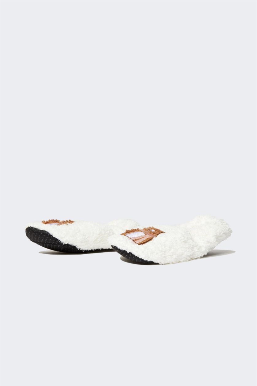 FEMME Beige Pandouf Semelle Plate