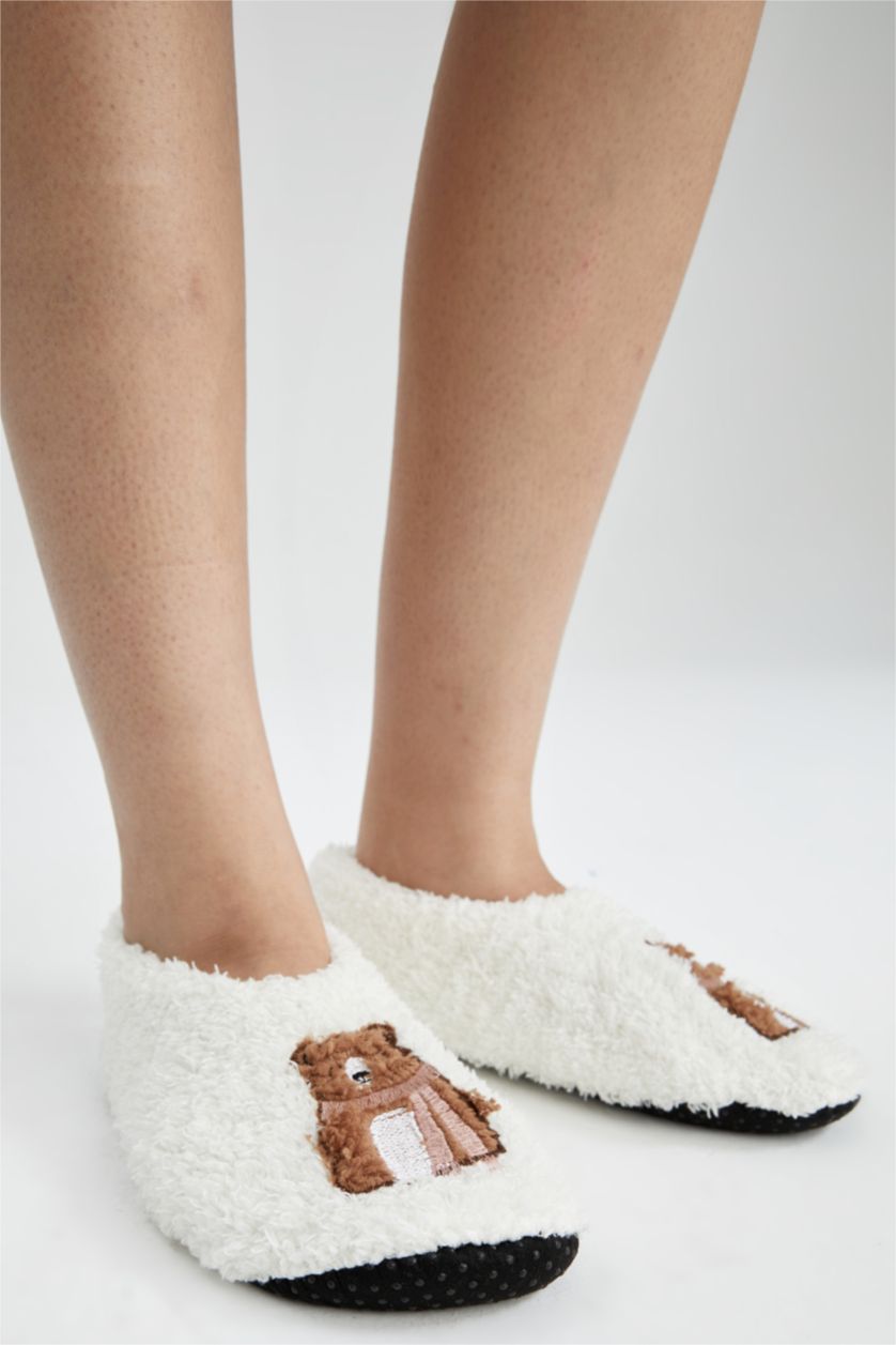 FEMME Beige Pandouf Semelle Plate