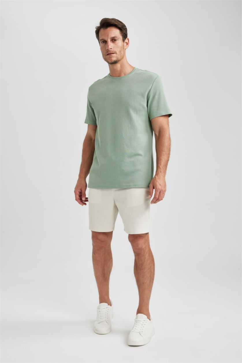 MAN Stone Relax Fit Lace-Up Shorts