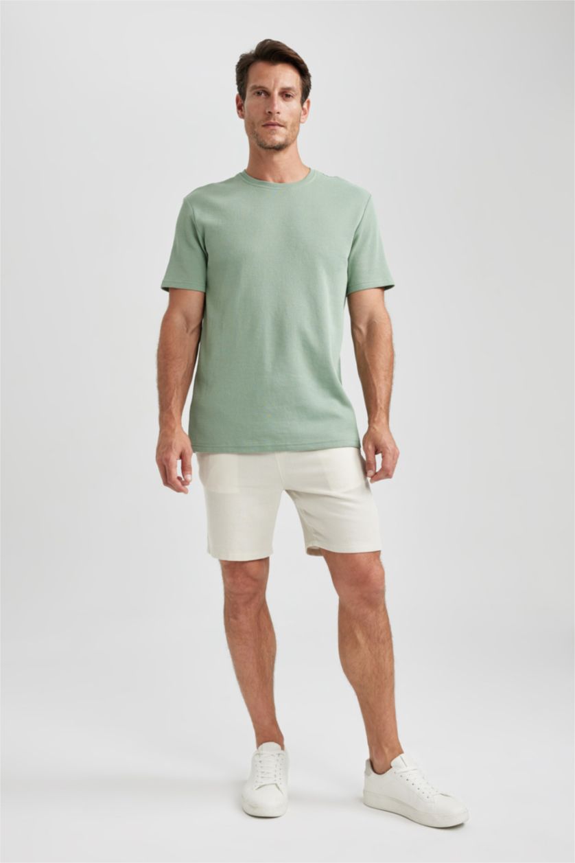 MAN Stone Relax Fit Lace-Up Shorts