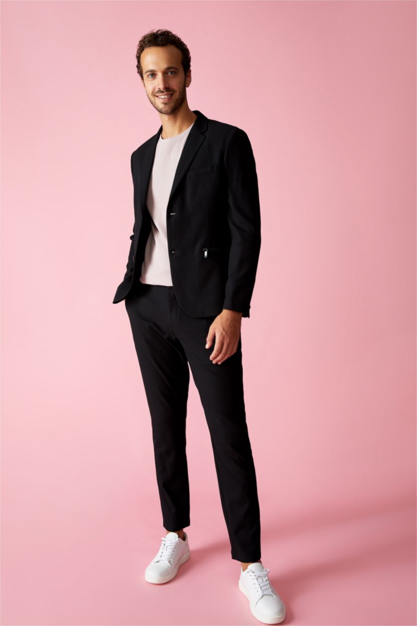 Man Black jogger Trousers