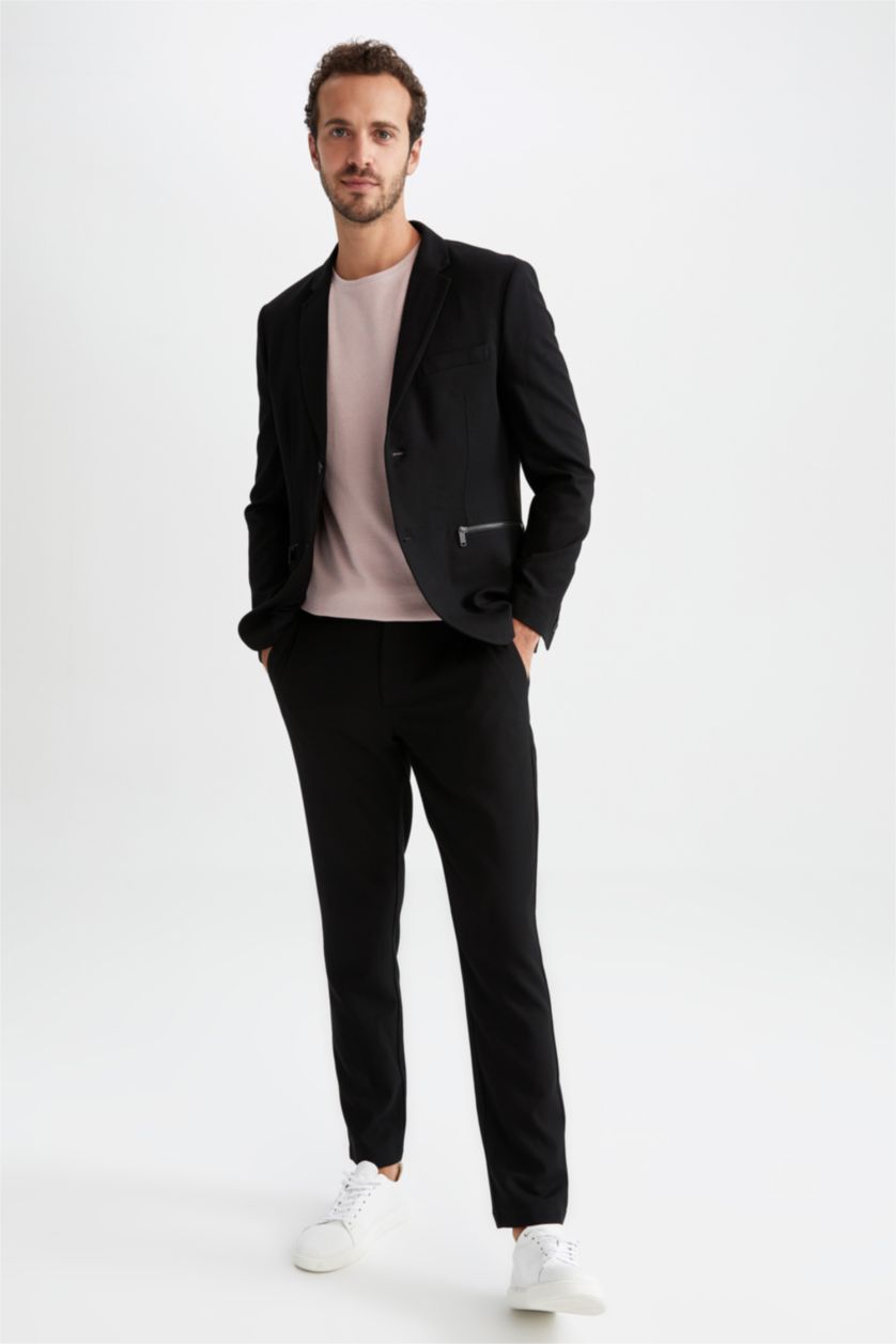 Man Black jogger Trousers