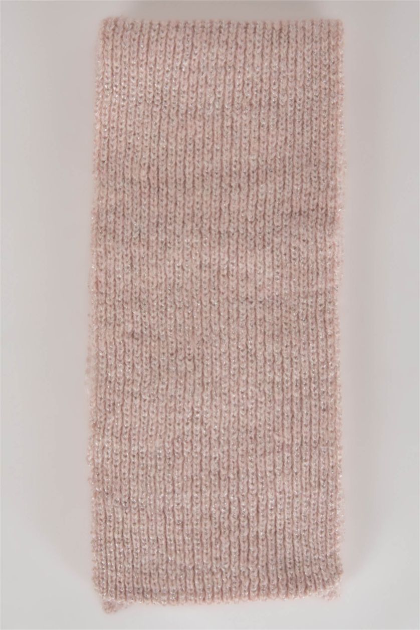 بنات زهري فاتح طقم بناتي قبعة بيريه - 3 قطع