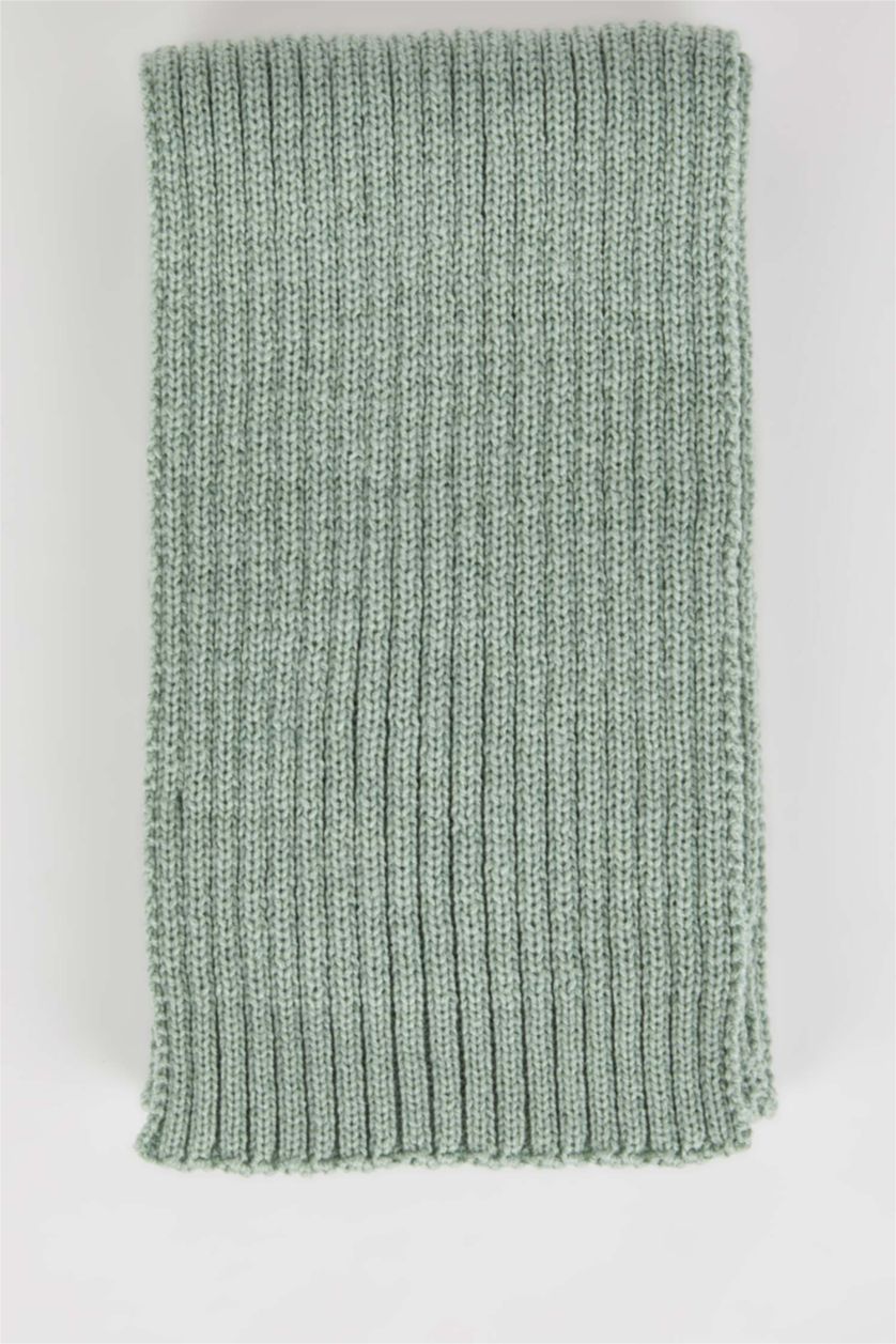 FILLES Bleu Ensemble écharpe et bonnet basiques pour fille