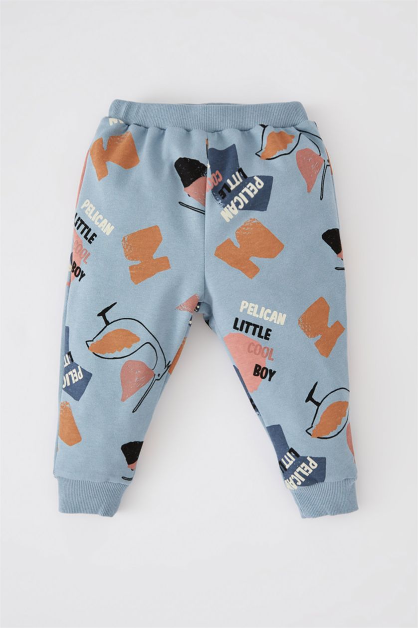 Baby Boy Blue 2 piece Regular Fit Crew Neck Set