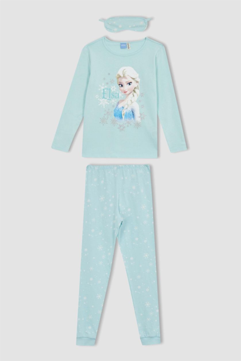 بنات أكوا سيت بجامة قصة عادية Frozen مرخص من من قطعتين