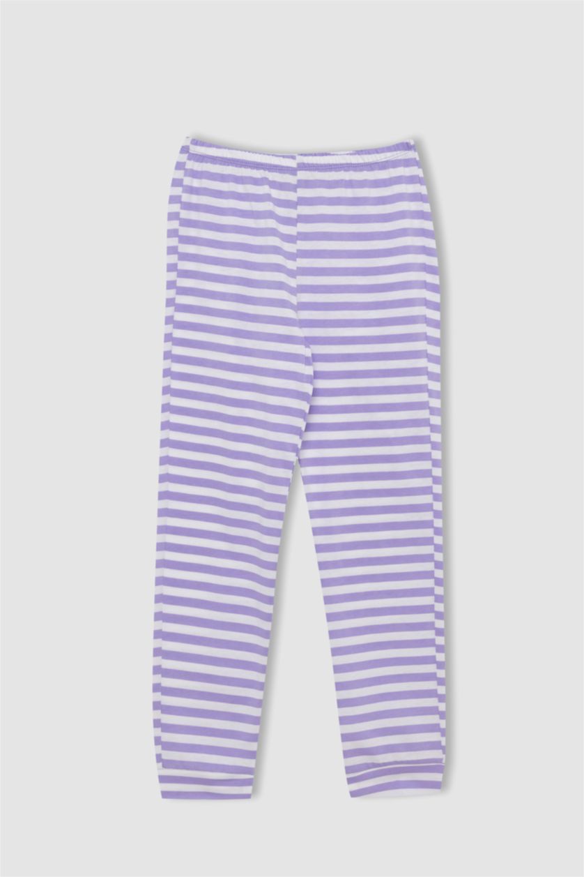GIRLS & TEENS Lilac 2 piece Regular Fit Knitted Pyjamas