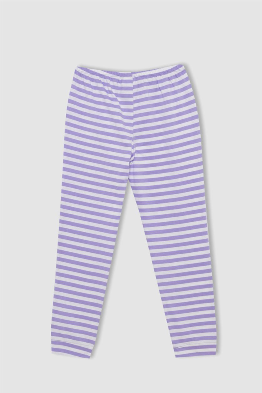 GIRLS & TEENS Lilac 2 piece Regular Fit Knitted Pyjamas