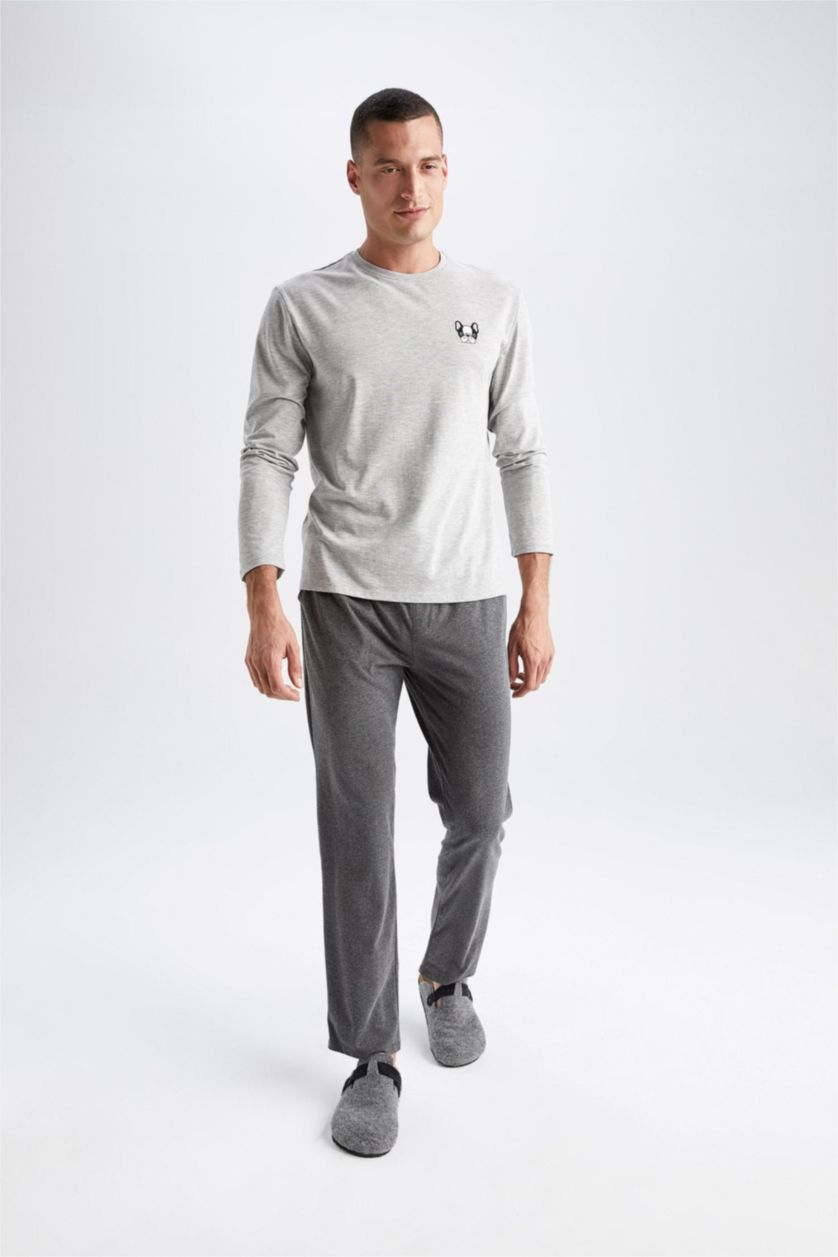 رجال ميلانج أنثرا بنطلون من DeFactoFit بقصة عادية