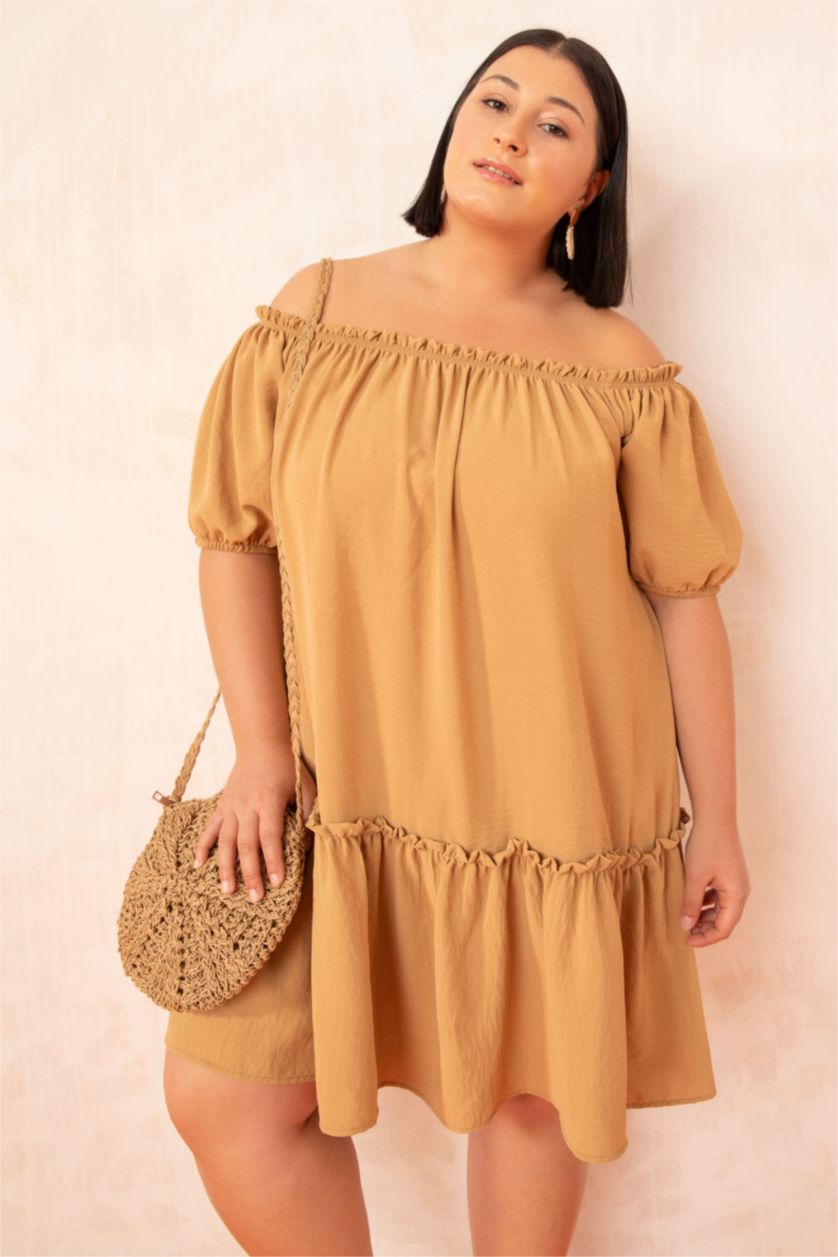 WOMAN Sand Mini Dress