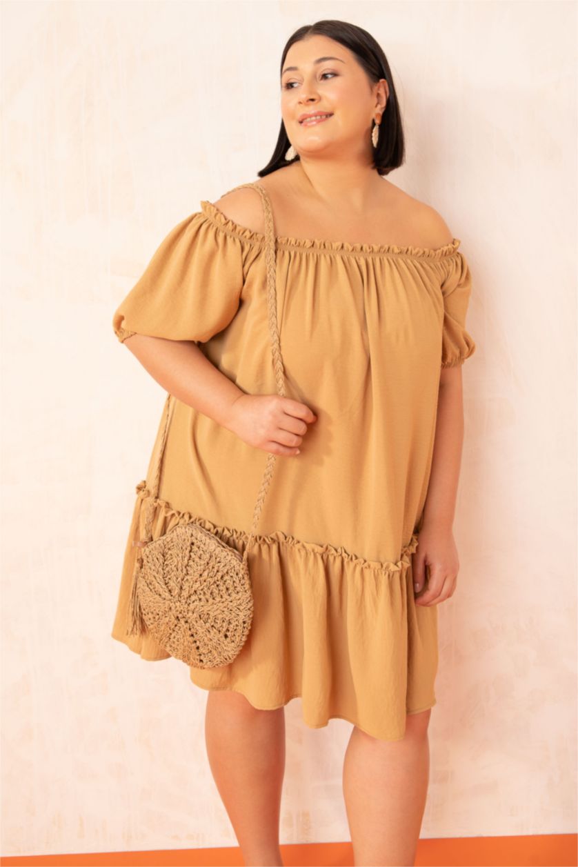 WOMAN Sand Mini Dress