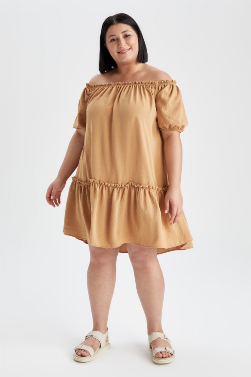 WOMAN Sand Mini Dress