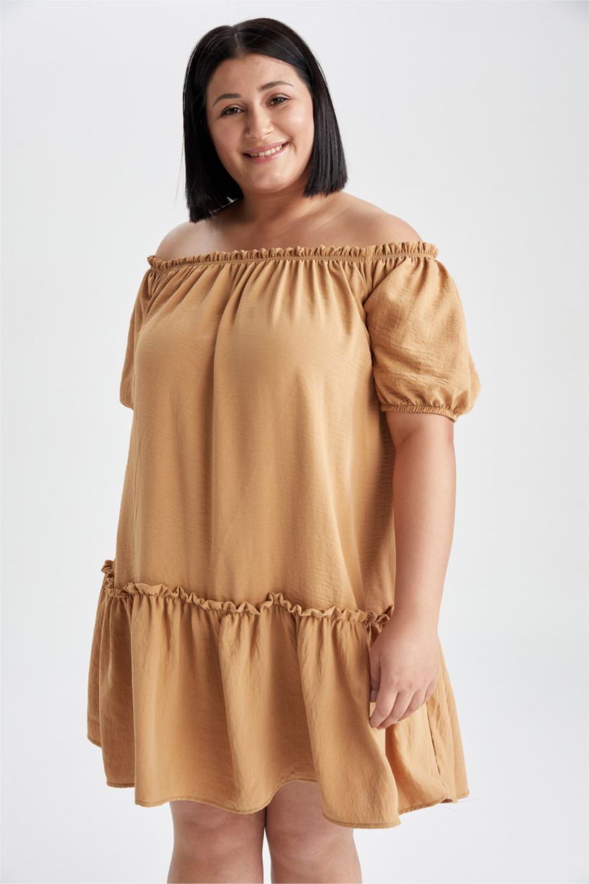 WOMAN Sand Mini Dress