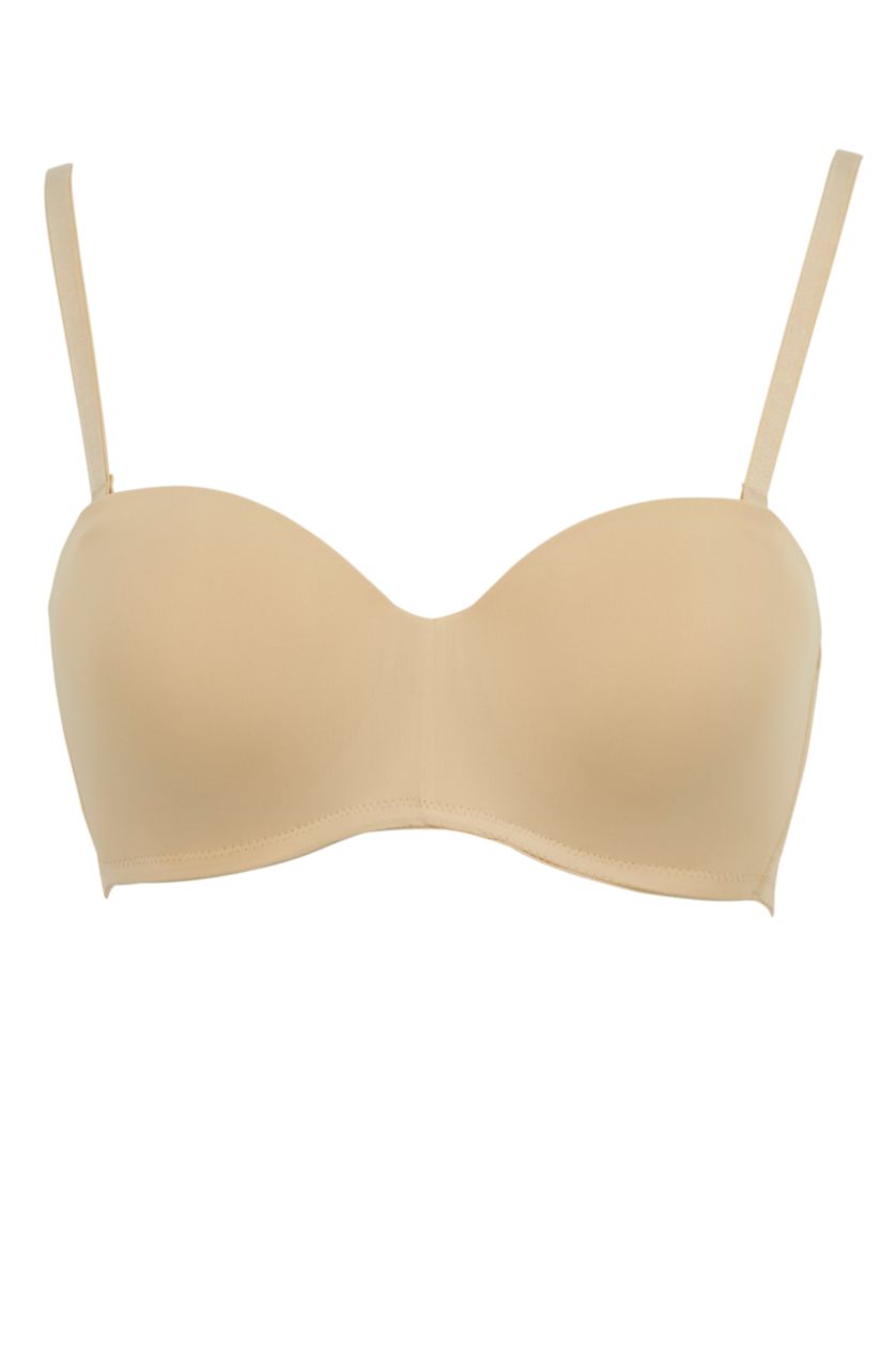 FEMME Beige Soutien gorge Micro Sans Rembourrage