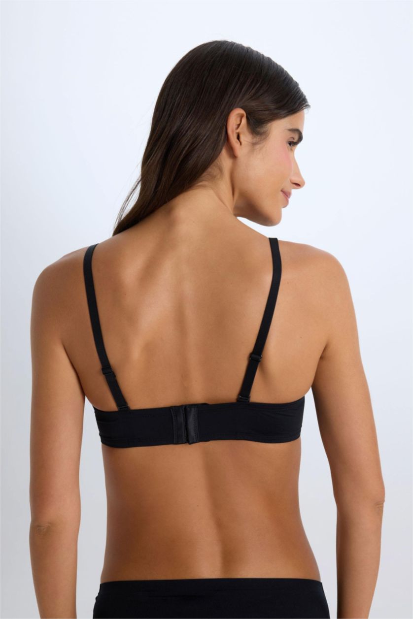 WOMAN Black Strapless Bra