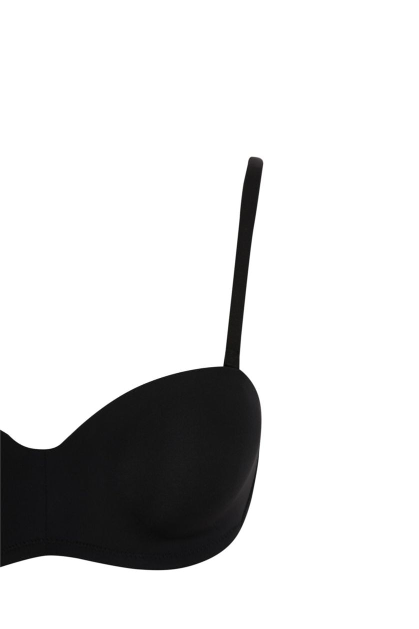 WOMAN Black Strapless Bra