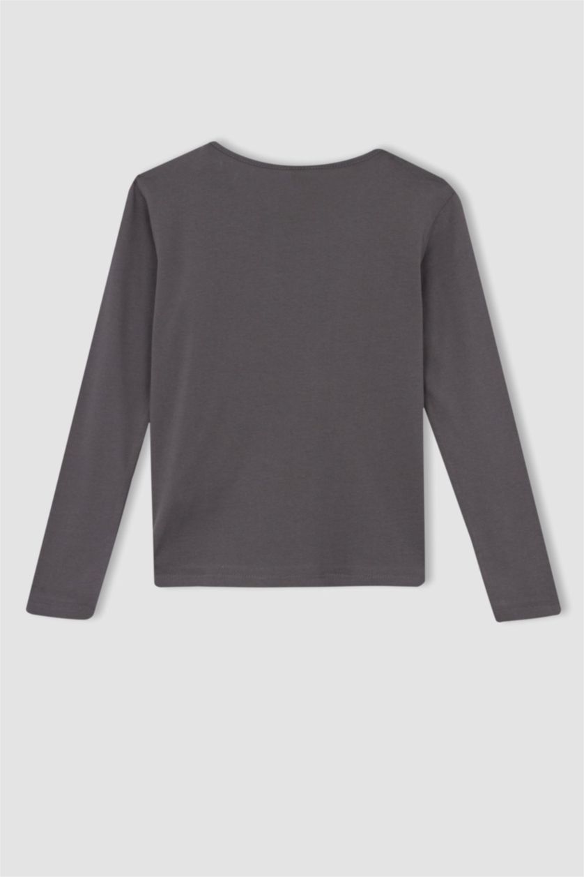 Девочки и подростки Темно-серый Кофта для девочек