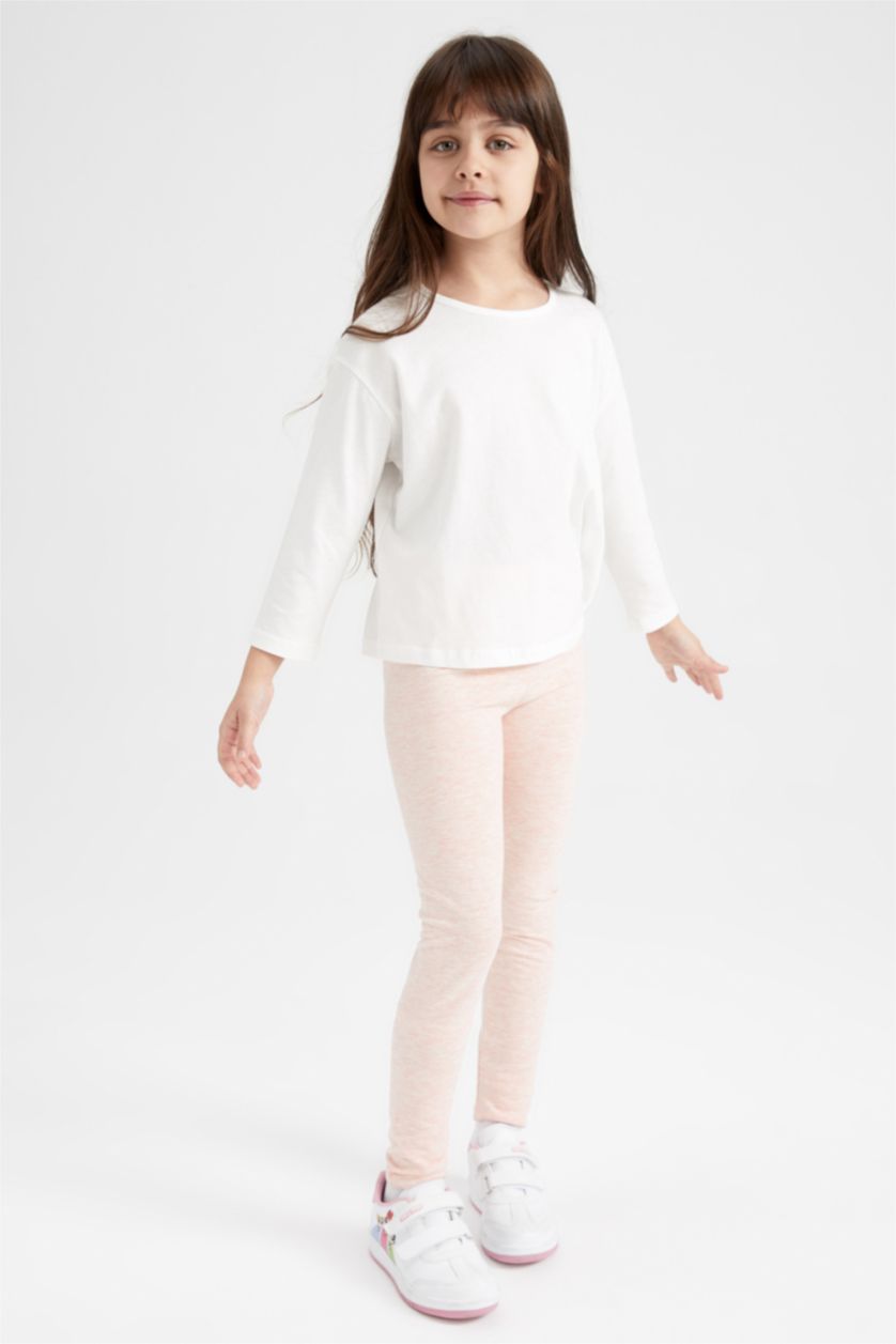 GIRLS & TEENS Light Lilac 2 piece Regular Fit Long Sleeve T-Shirt