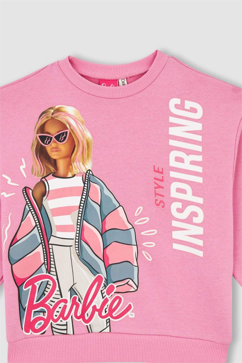 GIRLS & TEENS Pink قماش سميك قصة مريحة