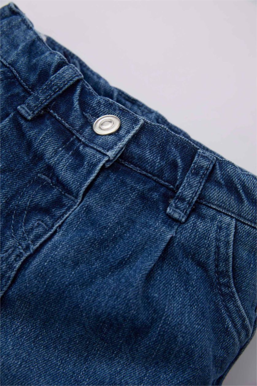 BABY GIRL Light Blue Baby Girl Pocket Fleece Lined Jeans