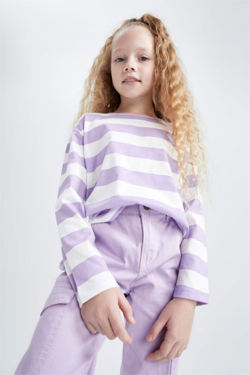 Девочки и подростки Светло-сиреневый Кофта для девочек 2 шт.