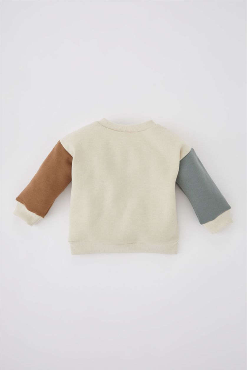 طفل صغير بيج سويت شيرت اولادي قصة عادية ببطانة ناعمة