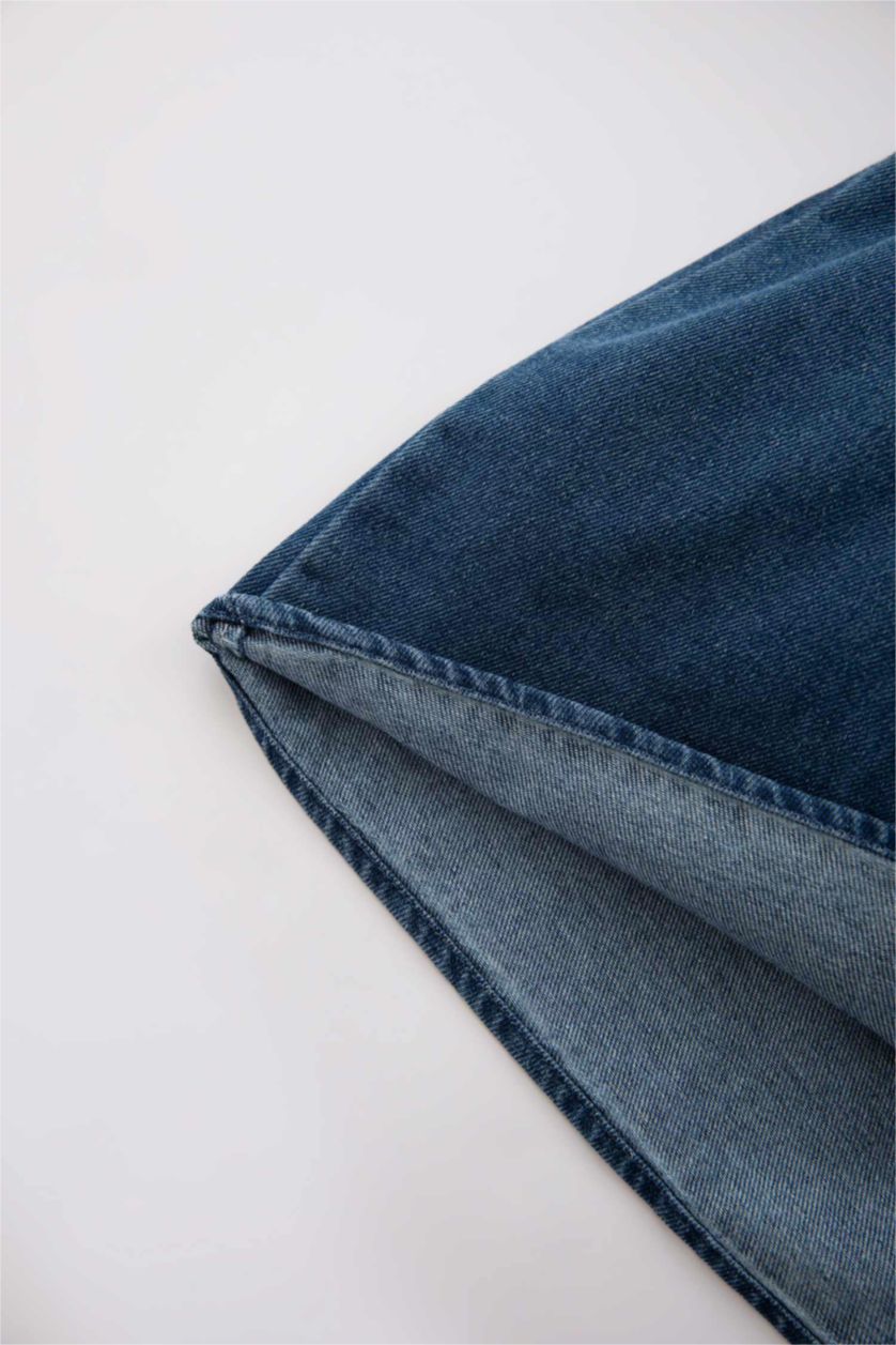 Baby Girl Light Blue Regular Fit Long Sleeve Dress