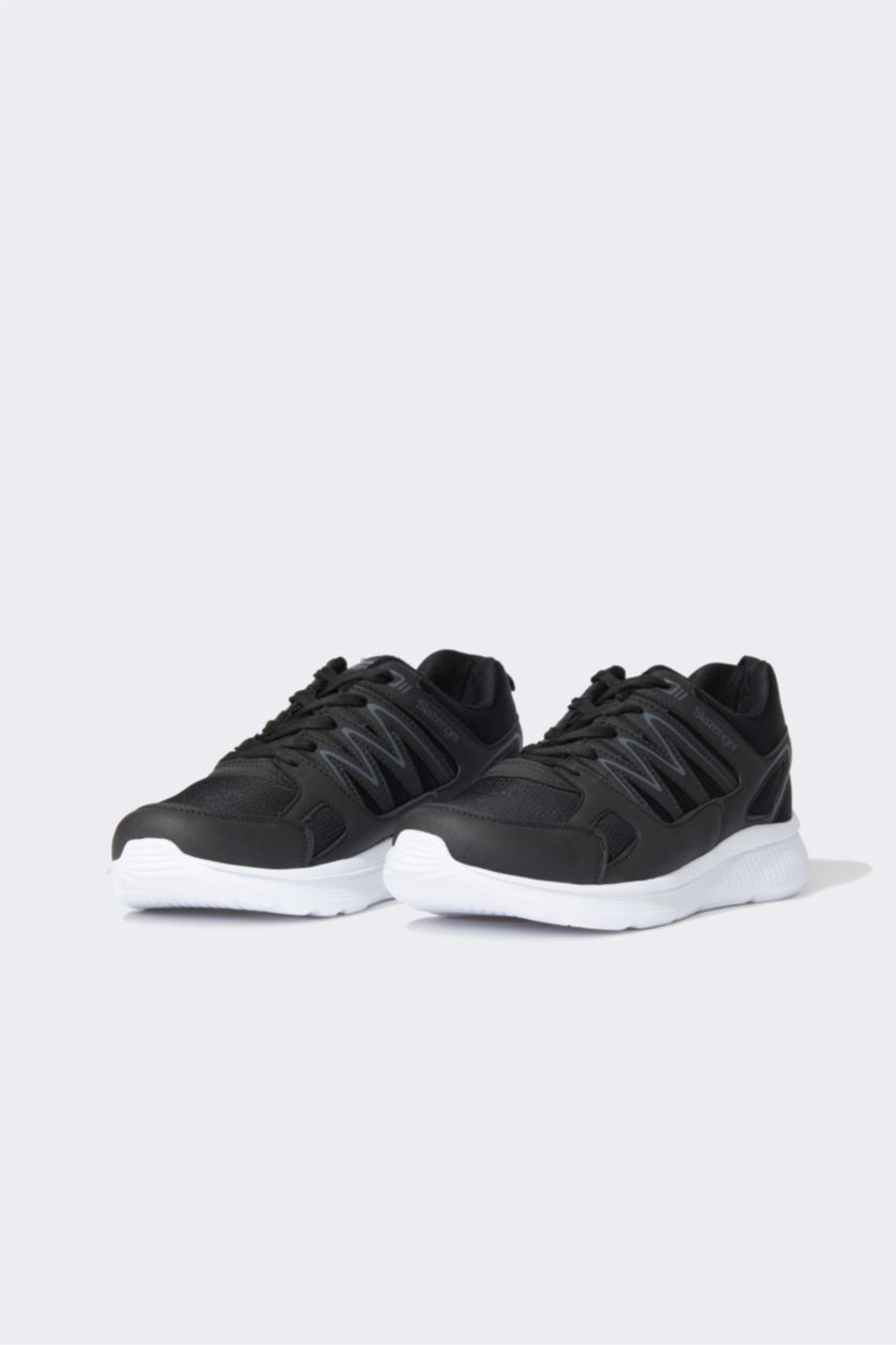 Erkek Siyah Slazenger Krom Erkek Siyah / Beyaz Sneaker