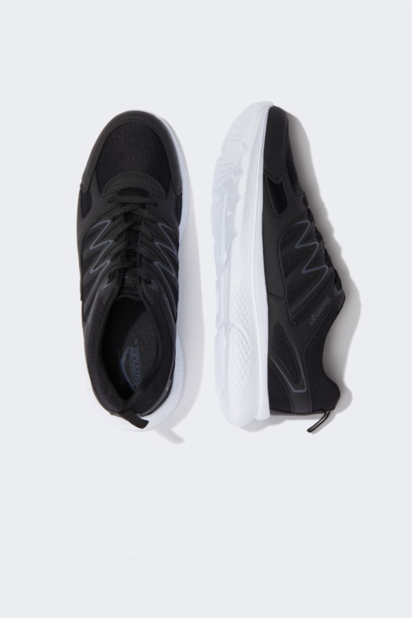 Erkek Siyah Slazenger Krom Erkek Siyah / Beyaz Sneaker